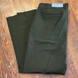 Talbots Dark Green Dress Pants 16 p new with tags